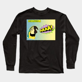 Macaw comic AAAAAA Long Sleeve T-Shirt